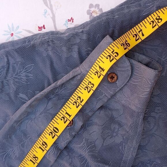 Jos A Bank XL Modal Blend Gray Longsleeves Button Up Men's Dress Shirt - Picture 5 of 7